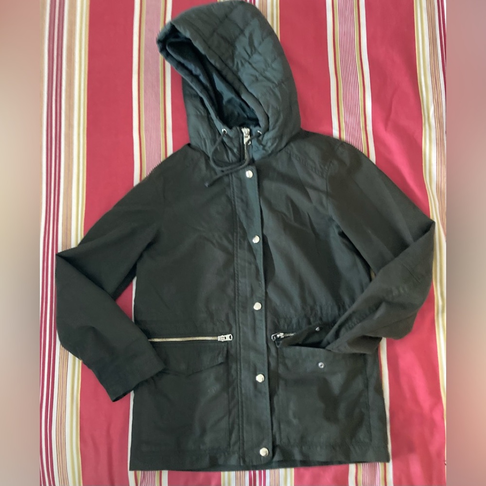 Topshop Hooded Utility Jacket and Double Zipper - Picture 7 of 10